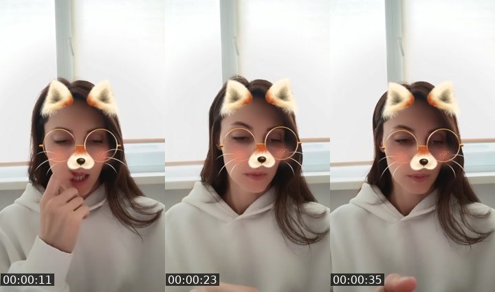 Contact-sheet preview of Oly✨'s Liveme recording