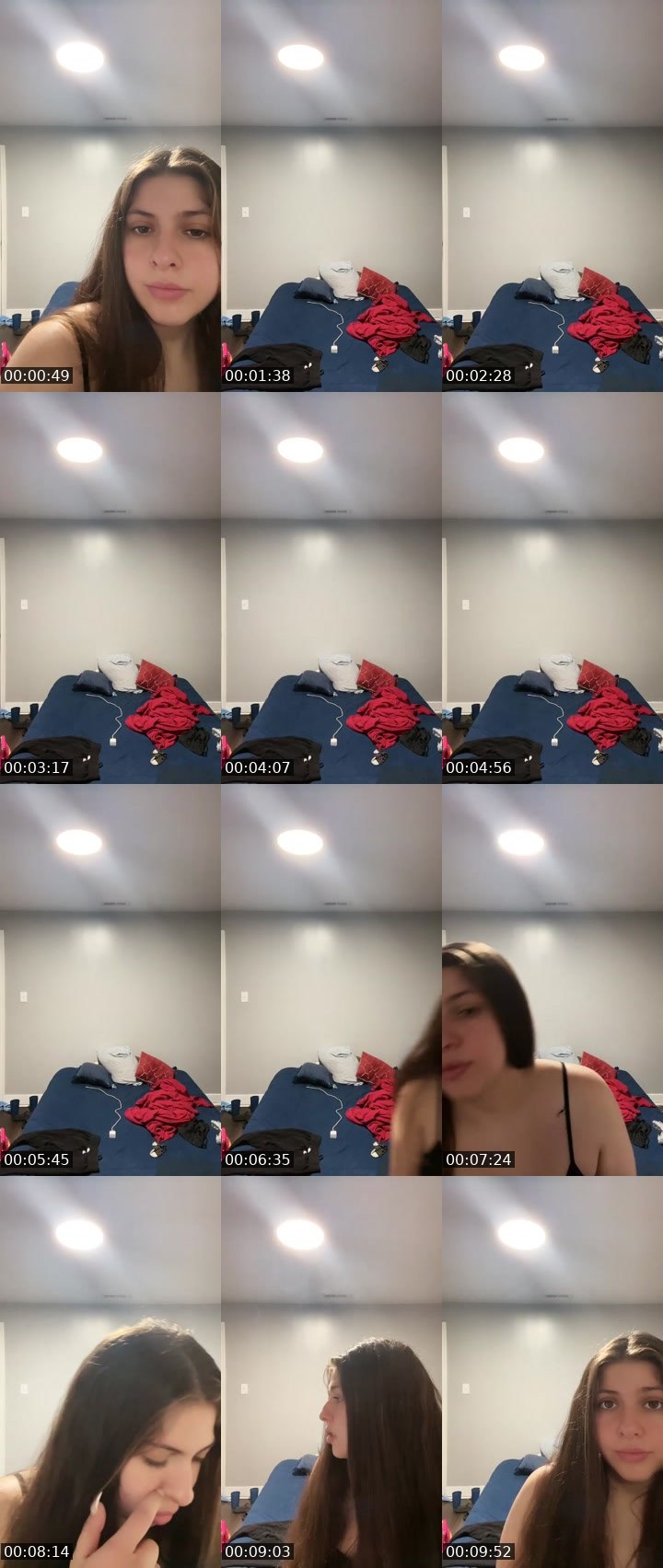 Contact-sheet preview of Amenna Sanchez's Liveme recording