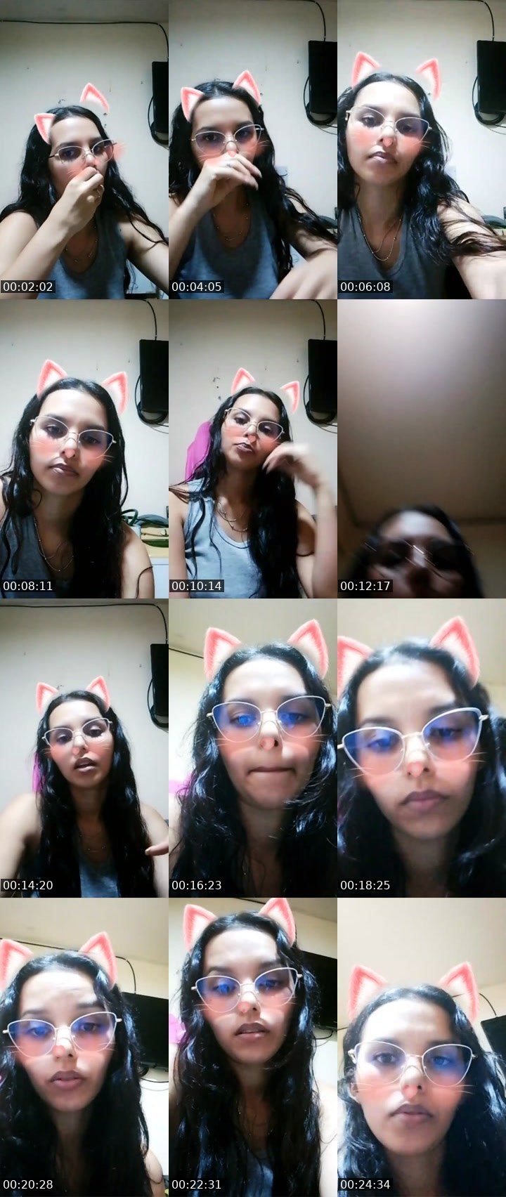 Contact-sheet preview of 🌈Neny❤'s Liveme recording