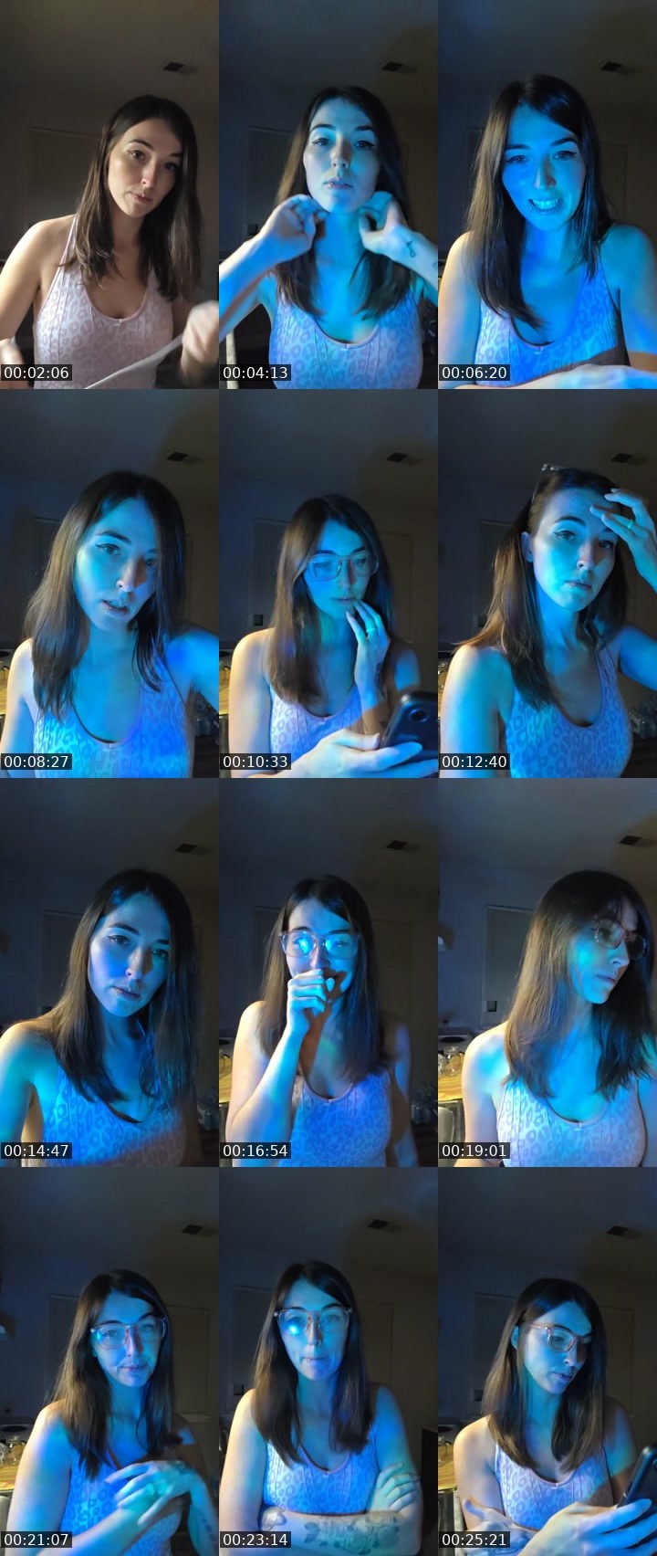 Contact-sheet preview of ᵕ̈babylove❤️'s Liveme recording