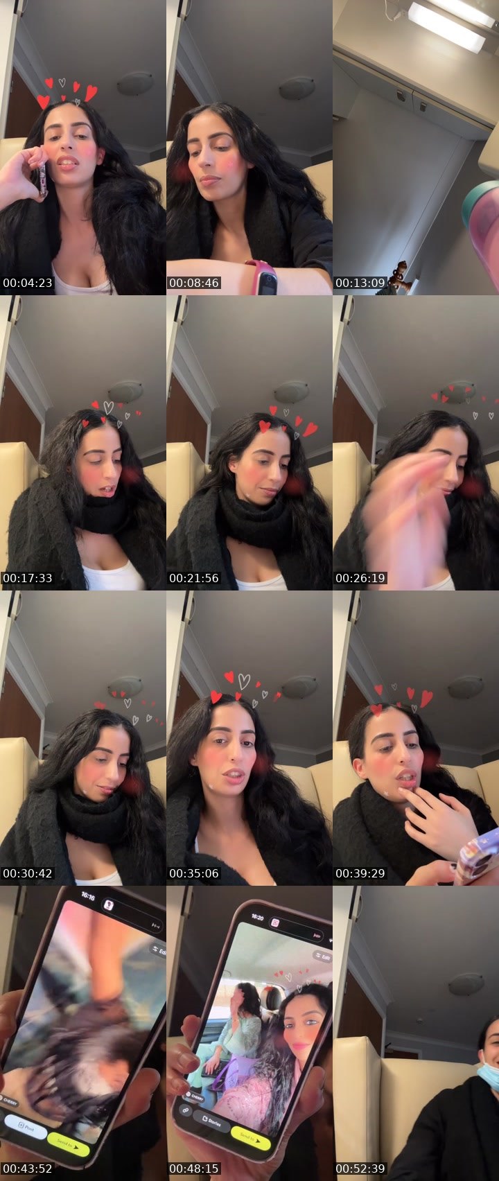 Contact-sheet preview of 𝐌𝐘𝐒𝐓𝐄𝐑𝐘 🐝's Liveme recording
