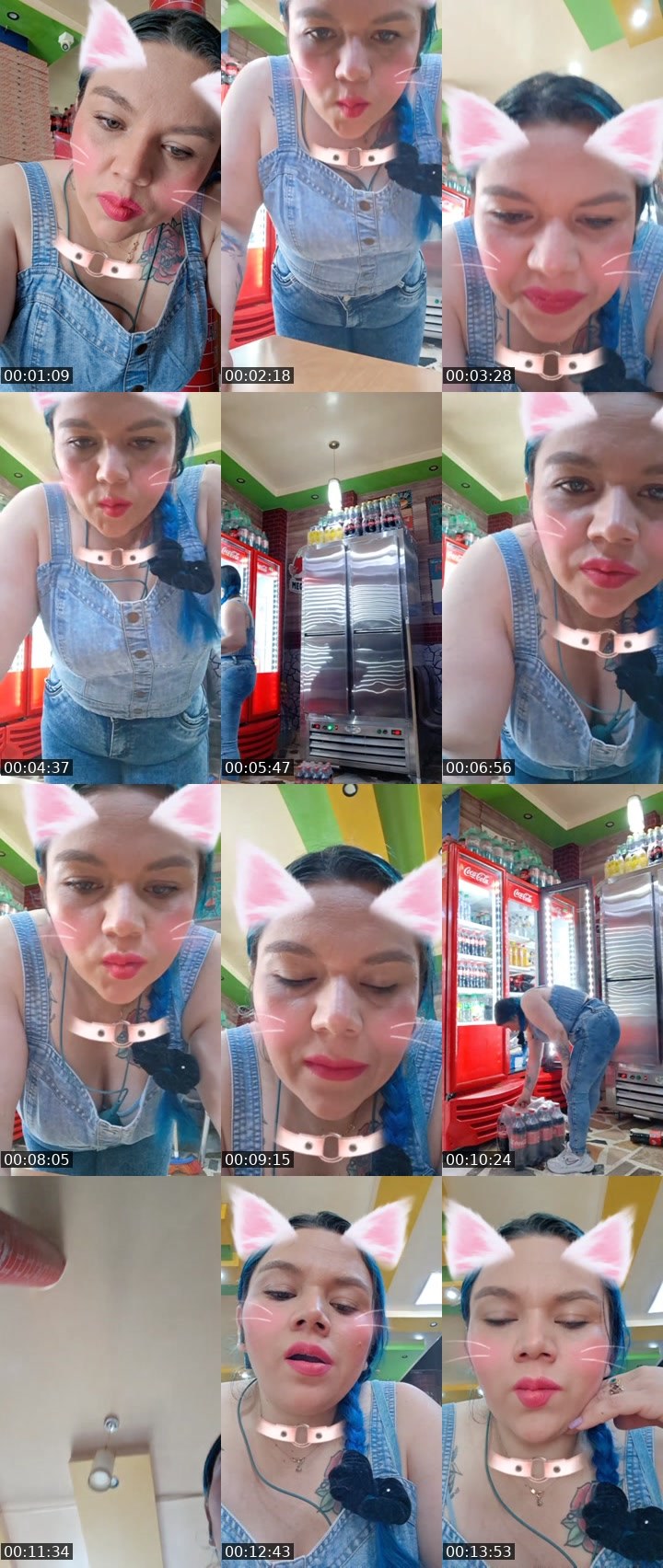 Contact-sheet preview of Ani👿🔥0822's Liveme recording