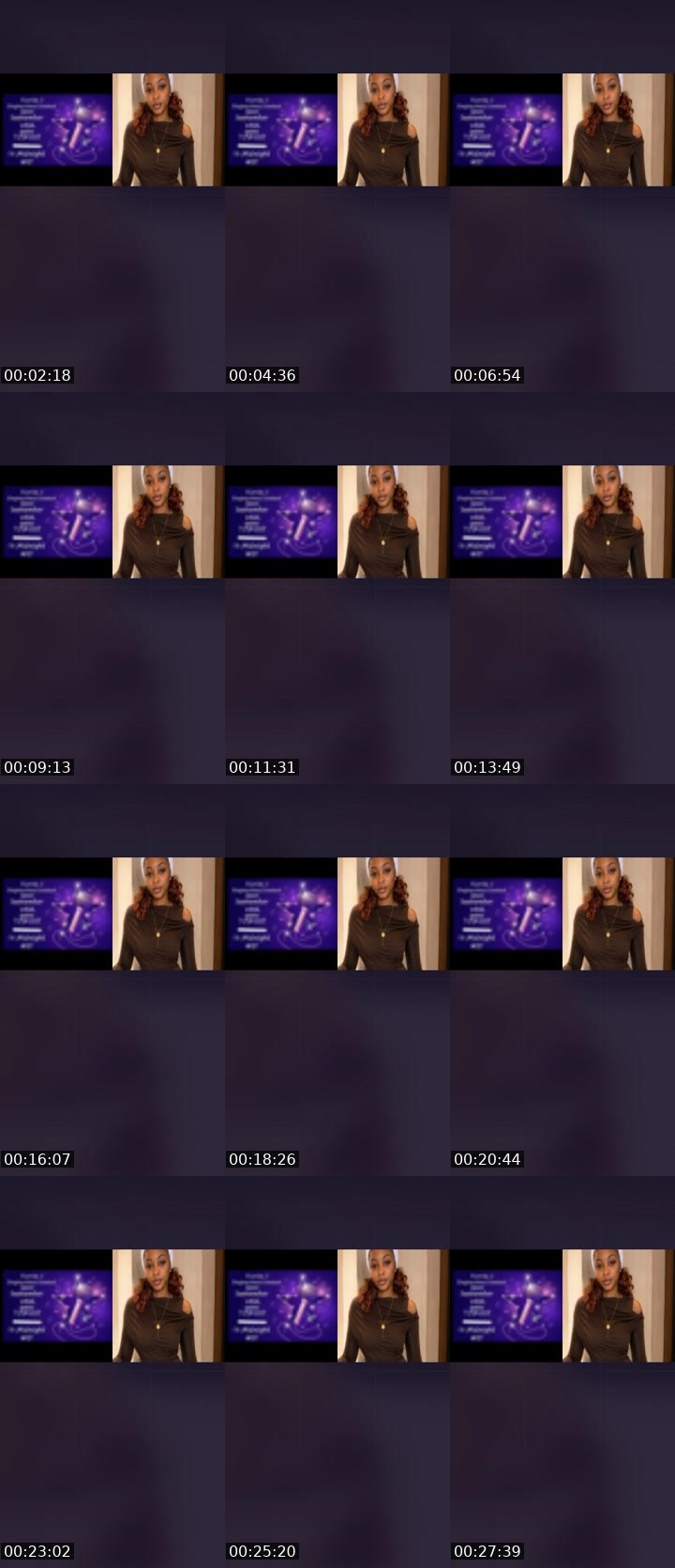 Contact-sheet preview of 13k 🎭NovaBliss⭐️'s Liveme recording