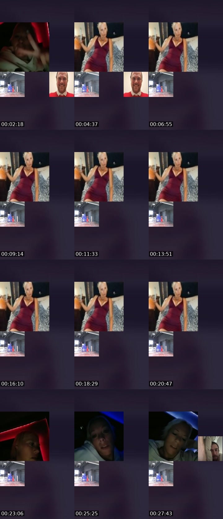 Contact-sheet preview of 🔥420🔥hottie's Liveme recording