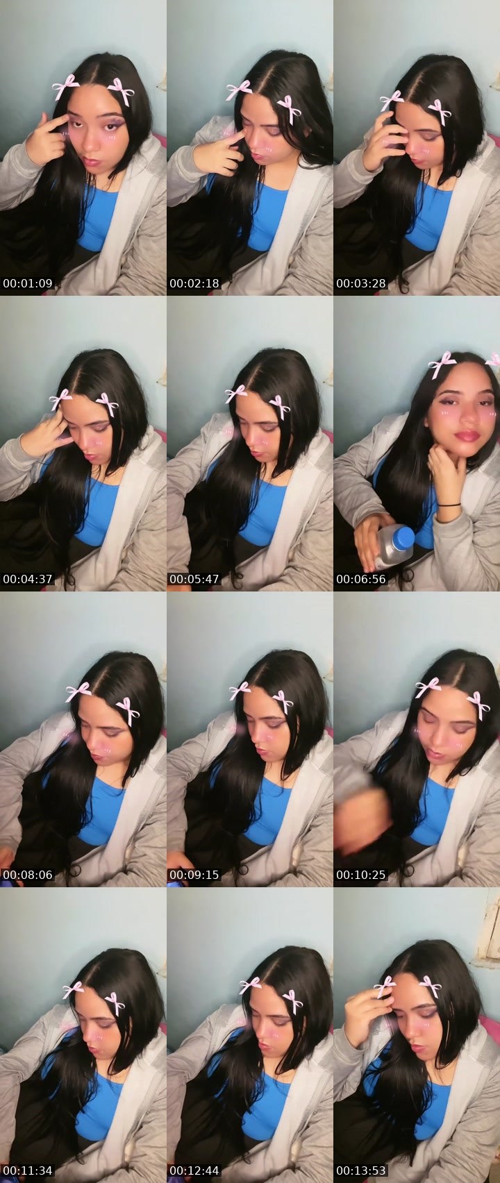 Contact-sheet preview of 🌐Emma🪽💗💯's Liveme recording