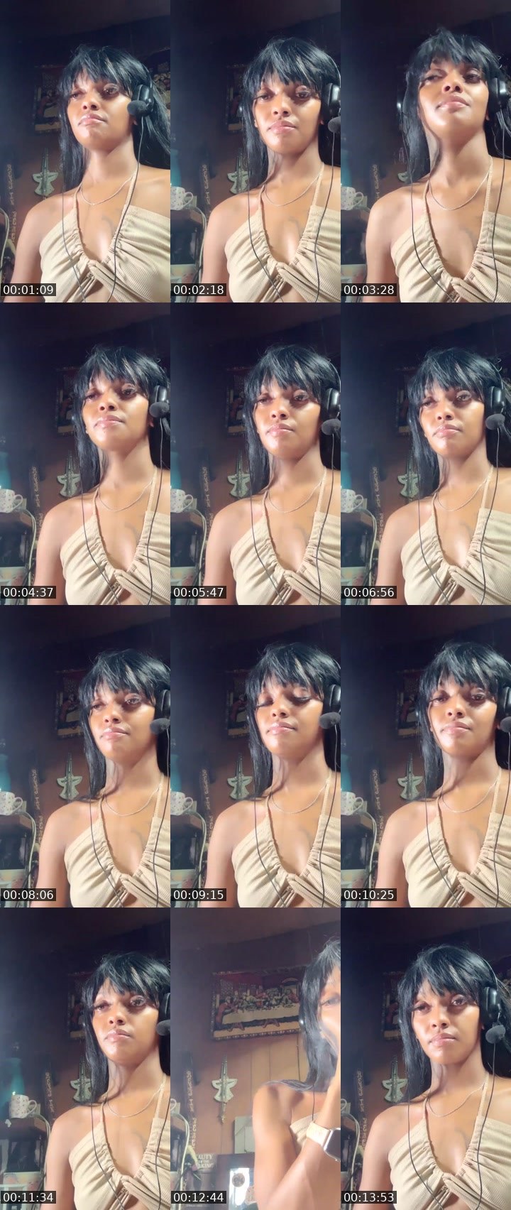 Contact-sheet preview of MaeMae837's Liveme recording