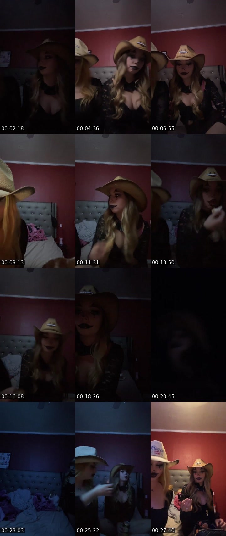 Contact-sheet preview of Shalegg's Liveme recording