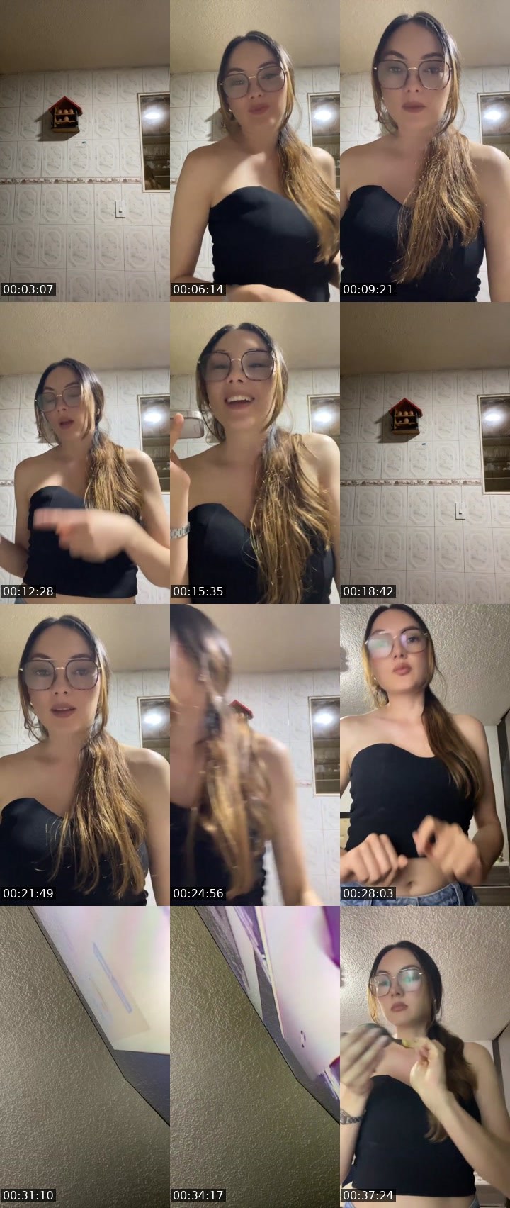 Contact-sheet preview of Annis🌸🐟's Liveme recording