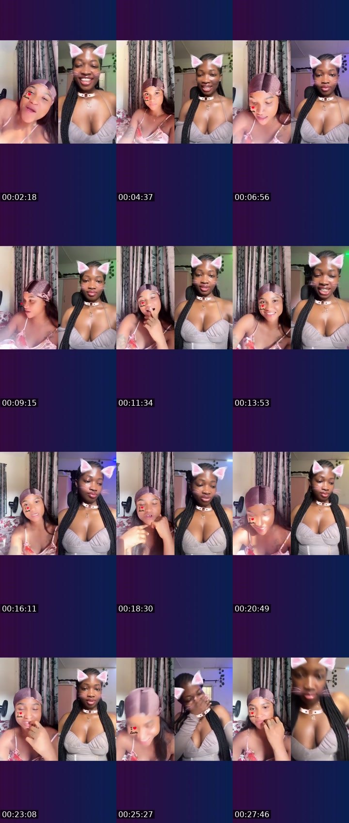 Contact-sheet preview of 🏦 Celina Angela's Liveme recording