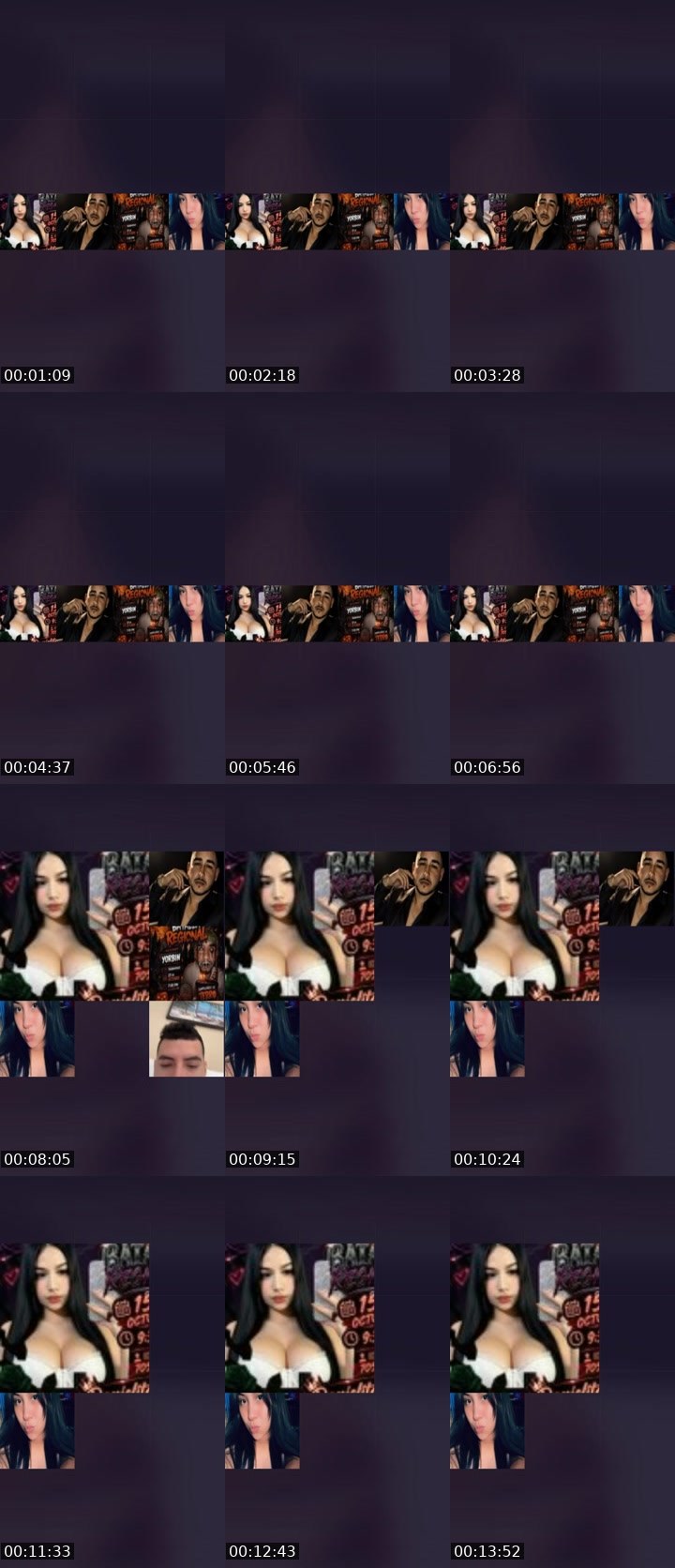 Contact-sheet preview of 👑⃤ Danielita🐰's Liveme recording