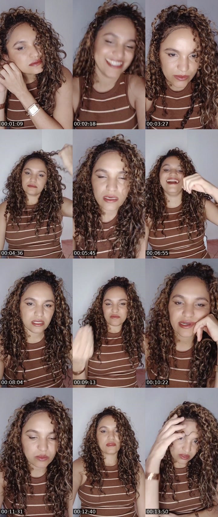 Contact-sheet preview of kamylla 🫦🔥's Liveme recording