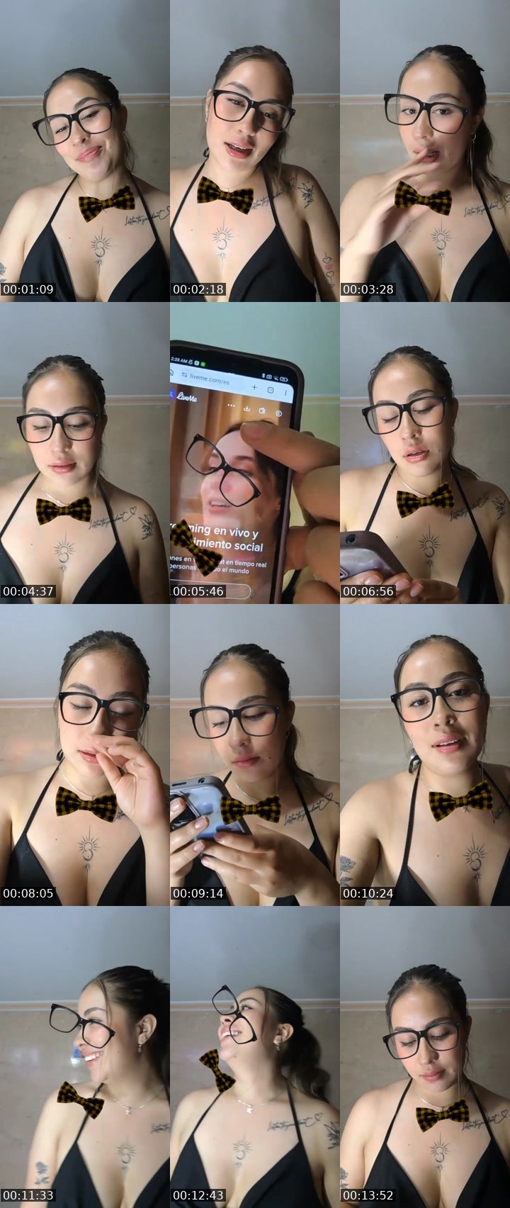 Contact-sheet preview of vale_Black👑's Liveme recording