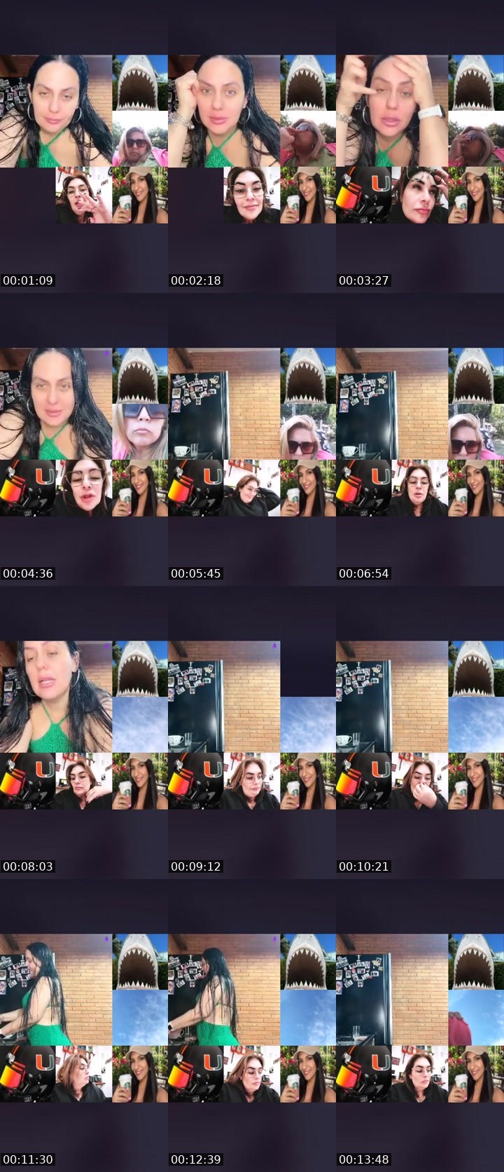 Contact-sheet preview of 𓄂𝐌🍑𝐳ão's Liveme recording