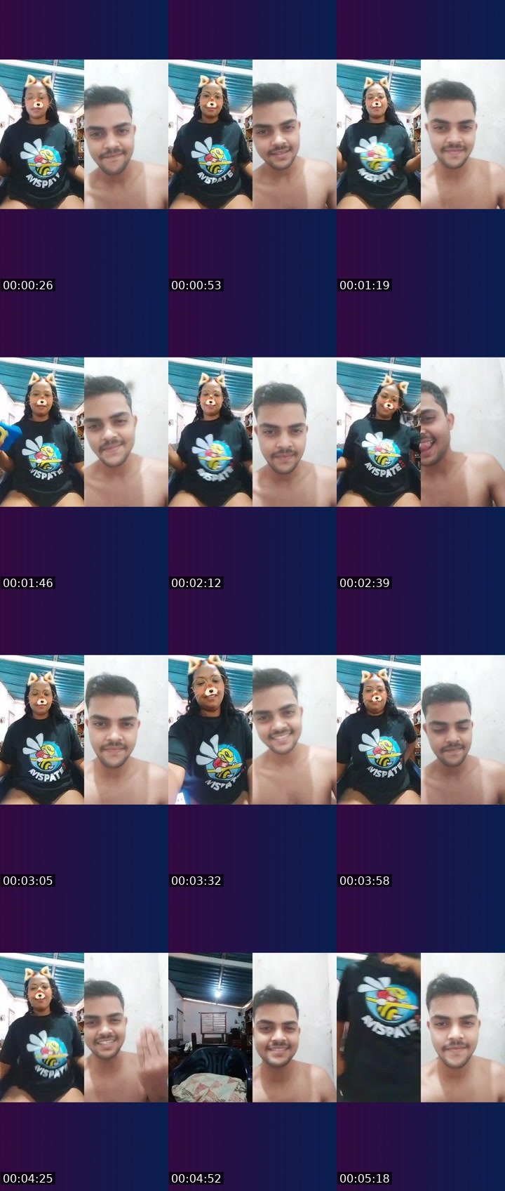 Contact-sheet preview of 👑⃤Eliannys🧿's Liveme recording
