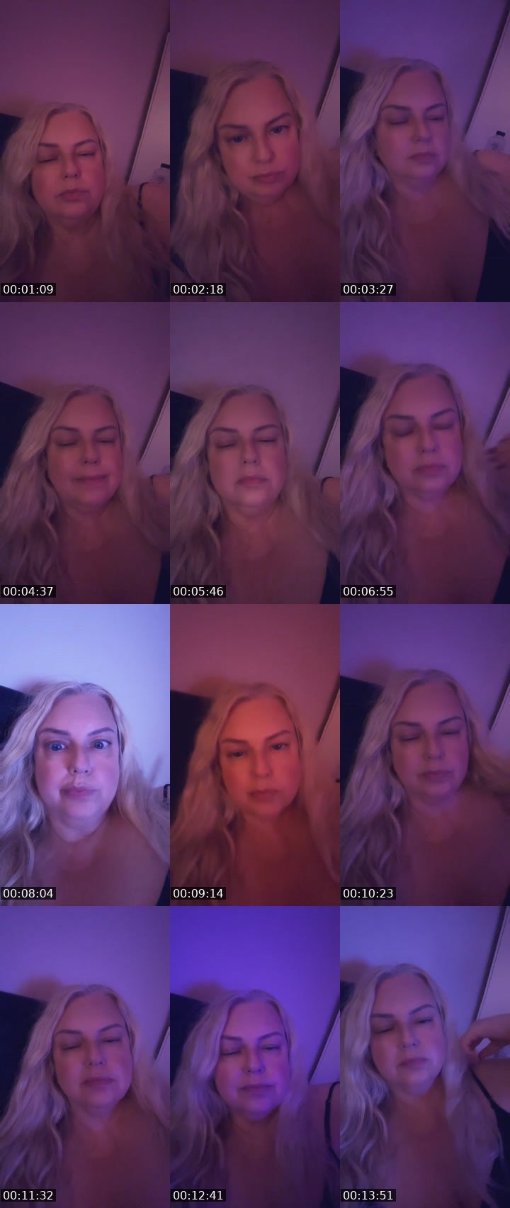 Contact-sheet preview of Lory Velvet🌹💋's Liveme recording