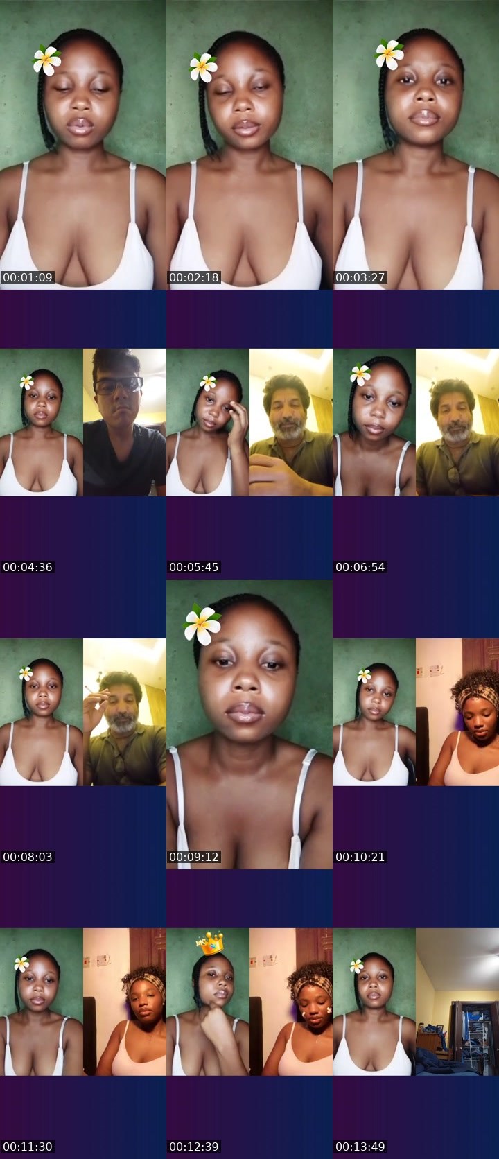 Contact-sheet preview of 8kCANDY🍭💎's Liveme recording
