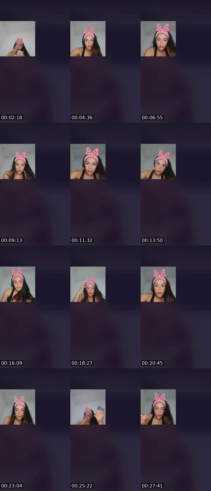 Contact-sheet preview of Blanquitaa😈🙂's Liveme recording