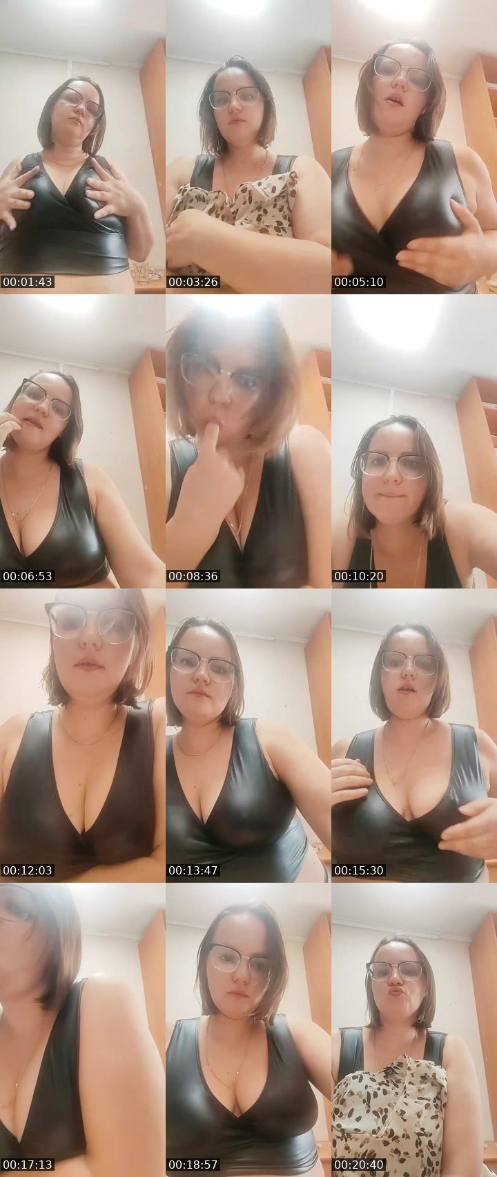 Contact-sheet preview of 🖤 HollyWay🖤's Liveme recording