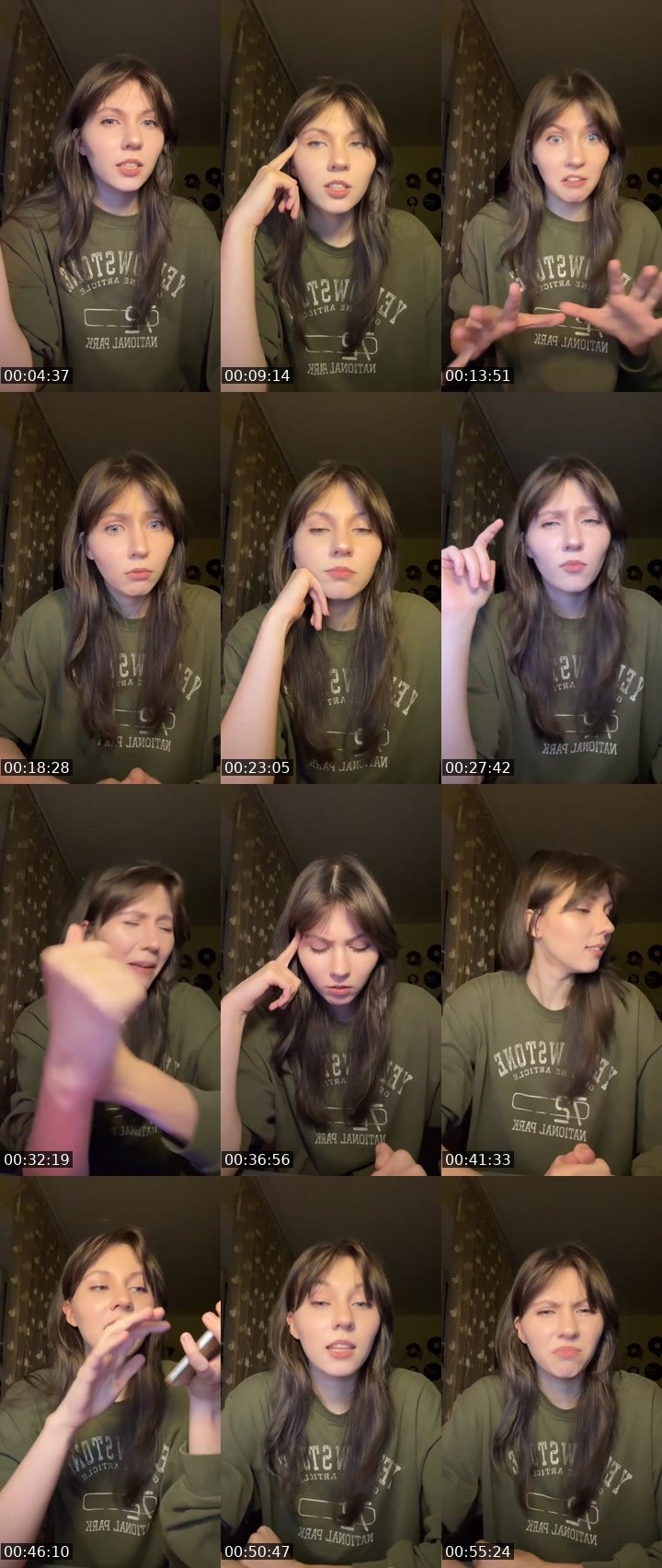 Contact-sheet preview of 👑daria!🦷's Liveme recording