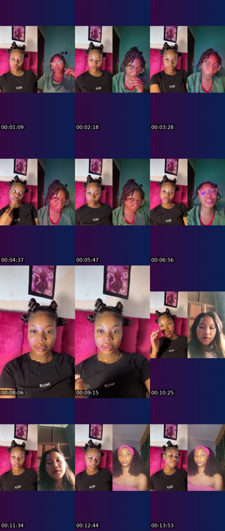 Contact-sheet preview of 🧚🏾MI HADA🧚🏽‍♂️'s Liveme recording