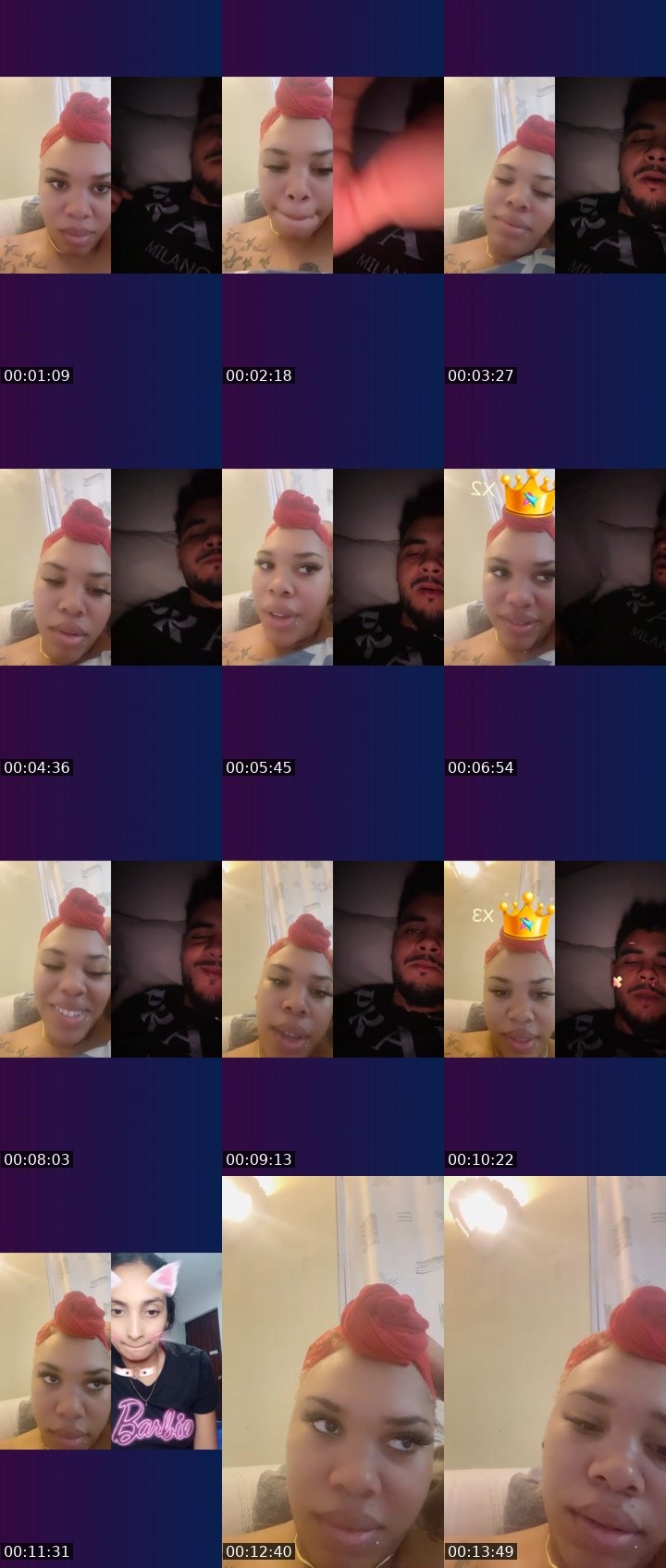 Contact-sheet preview of Phoenix-345055511's Liveme recording