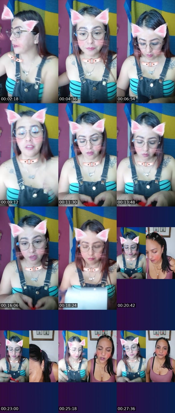 Contact-sheet preview of 🌈Morchis🕶's Liveme recording