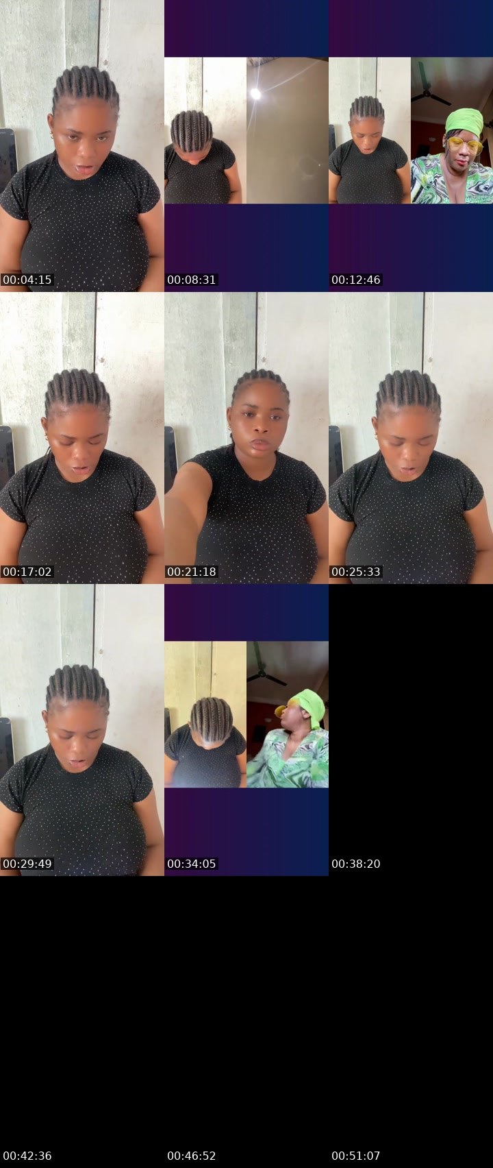 Contact-sheet preview of SAVAGE🍭 👑💕🍭's Liveme recording