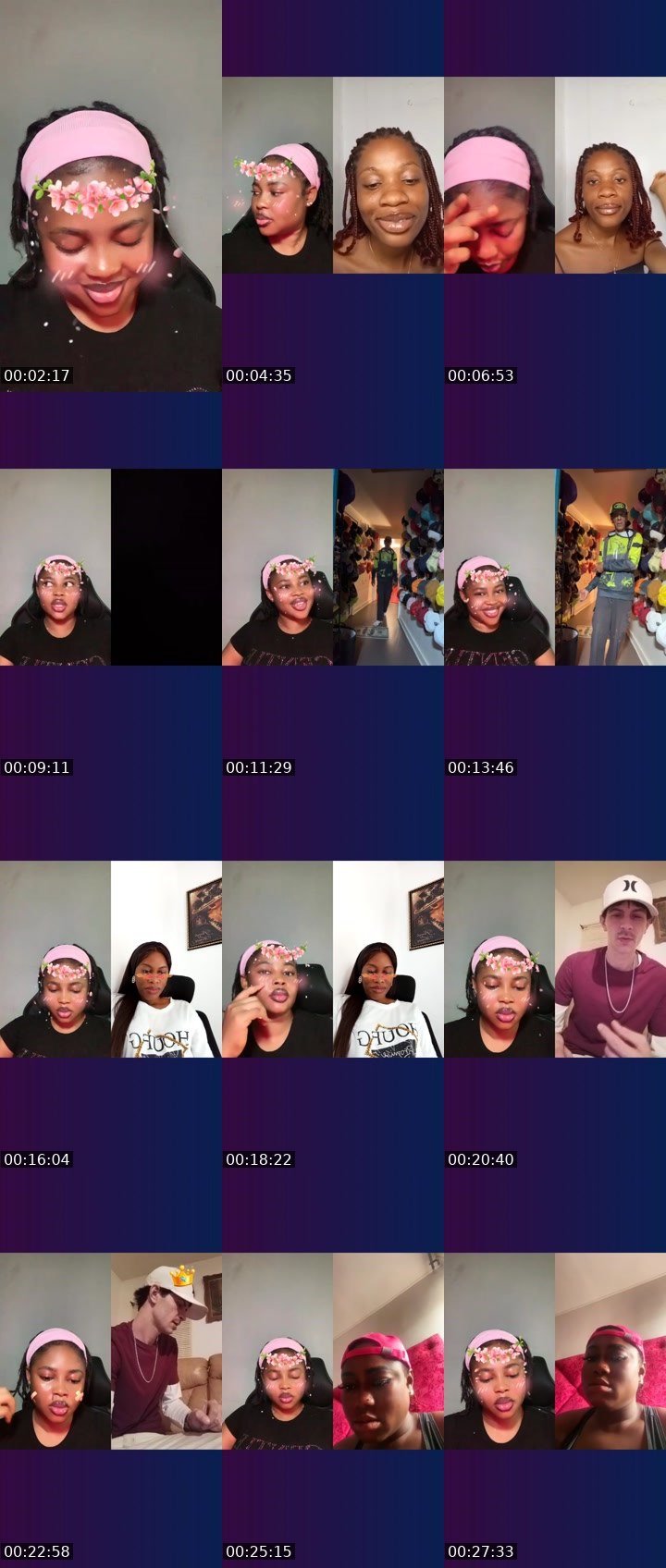 Contact-sheet preview of 💸𝑇𝑅𝐸𝒜𝒮𝒰𝑅𝐸💥's Liveme recording
