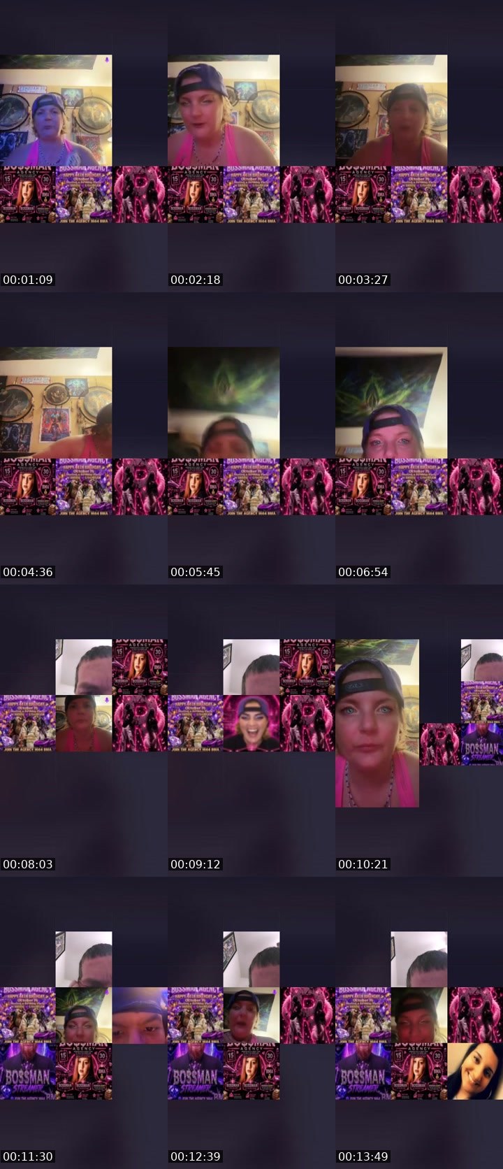 Contact-sheet preview of 🧩⃤ɱ ʝ❌⭕️b̶un̶n̶y̶🐇's Liveme recording