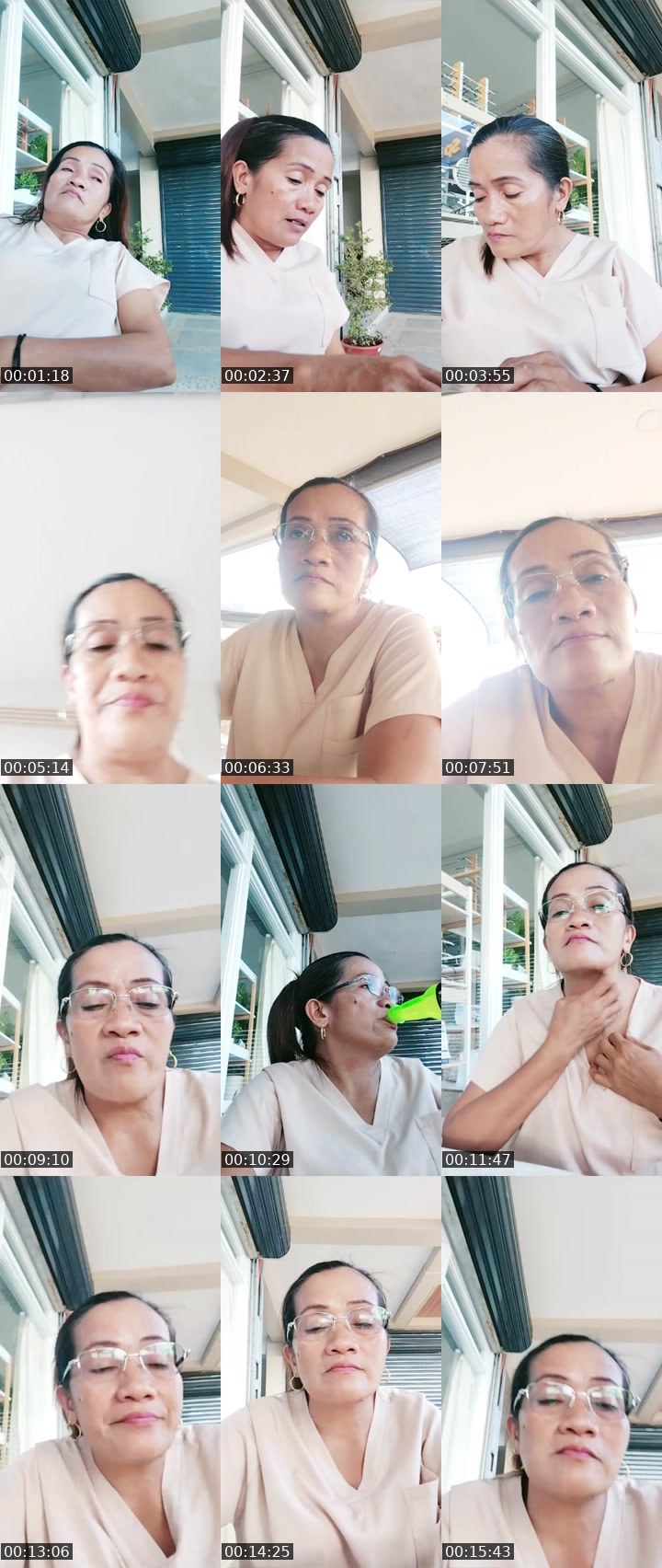 Contact-sheet preview of ☝️❤️ Lizil's Liveme recording