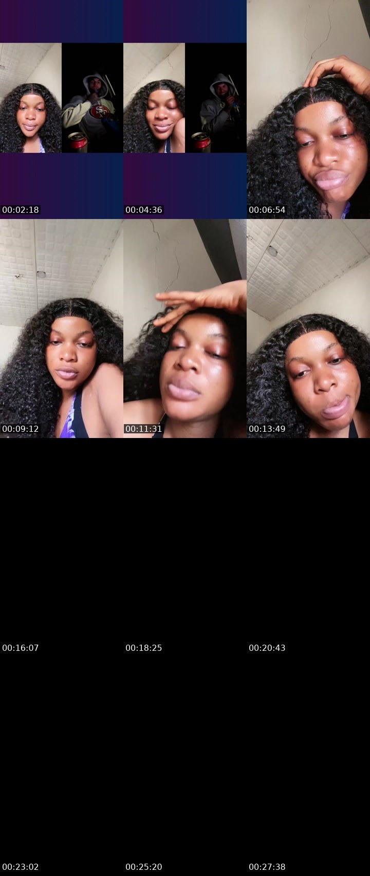 Contact-sheet preview of Big👅ManFood's Liveme recording