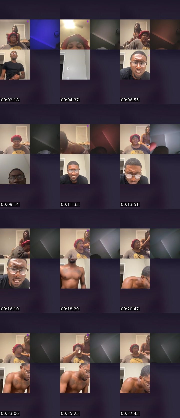 Contact-sheet preview of Mellow🍃Lay🔅's Liveme recording