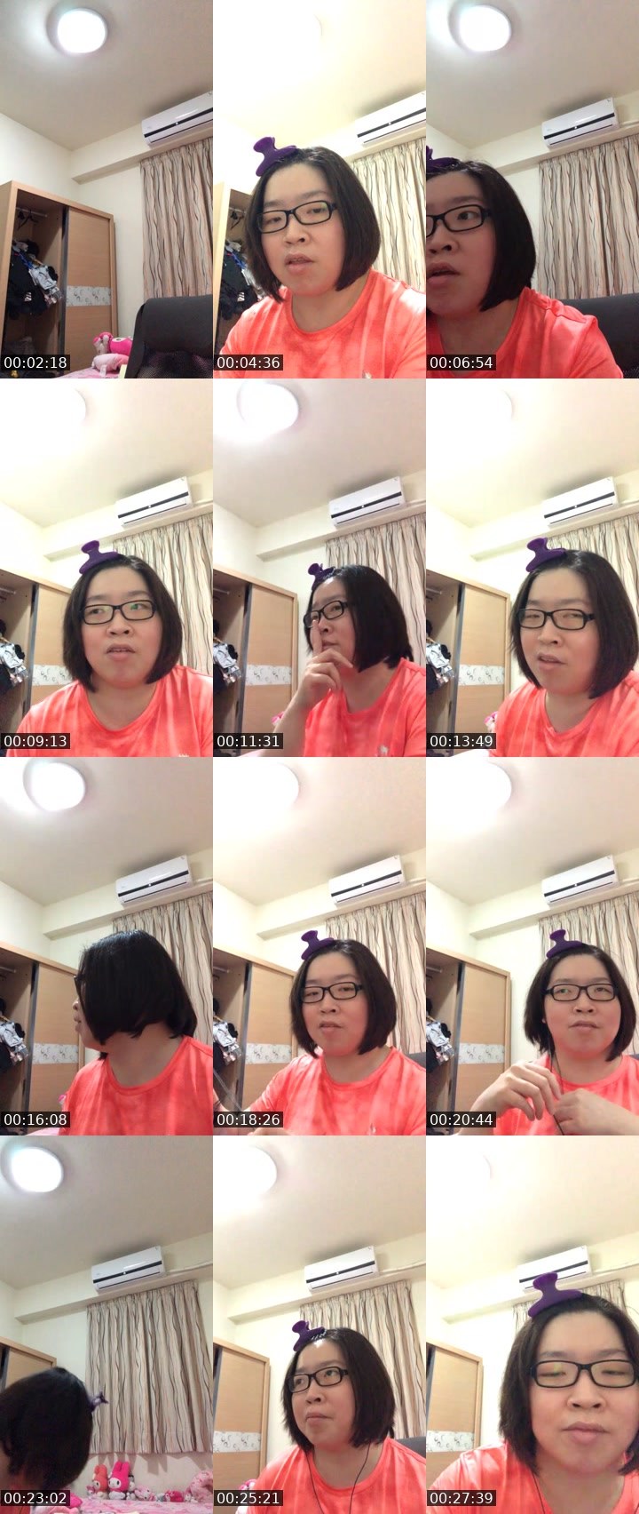 Contact-sheet preview of a11ab11318's Liveme recording