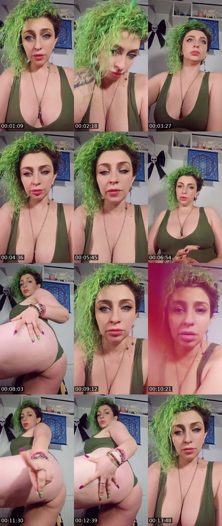 Contact-sheet preview of Aruny's Liveme recording