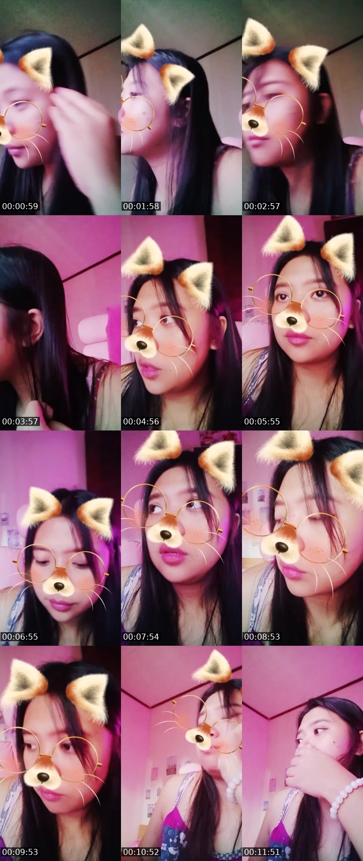 Contact-sheet preview of suzy...angel's Liveme recording