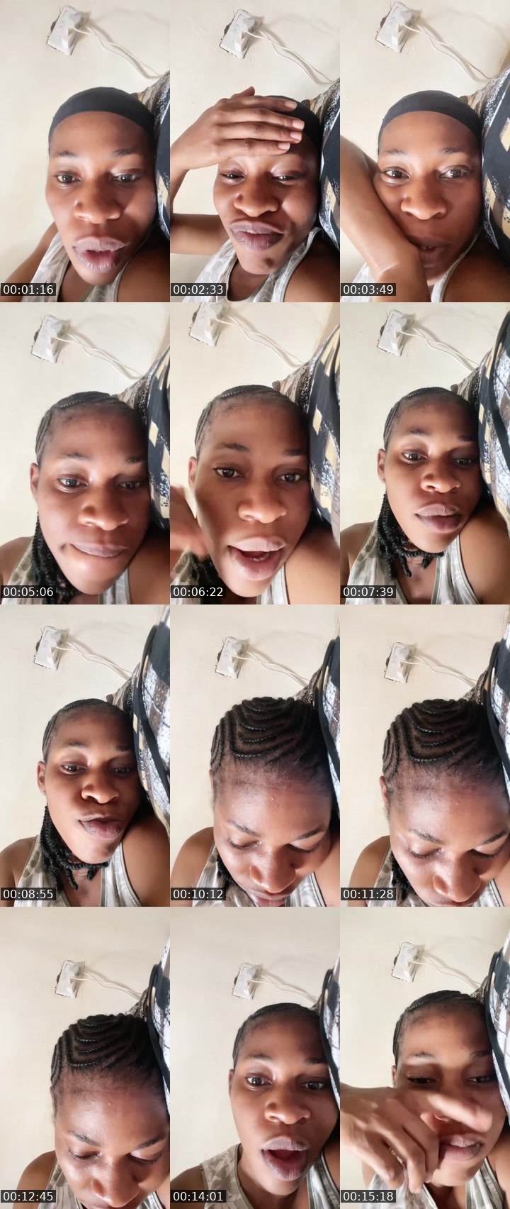 Contact-sheet preview of Lubaby🎭 🦁✯☞💜's Liveme recording