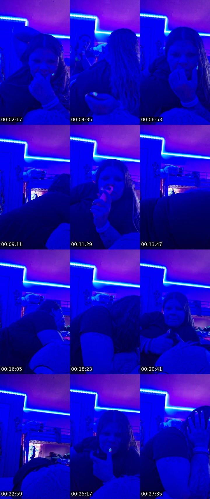 Contact-sheet preview of Queen_baby1987's Liveme recording