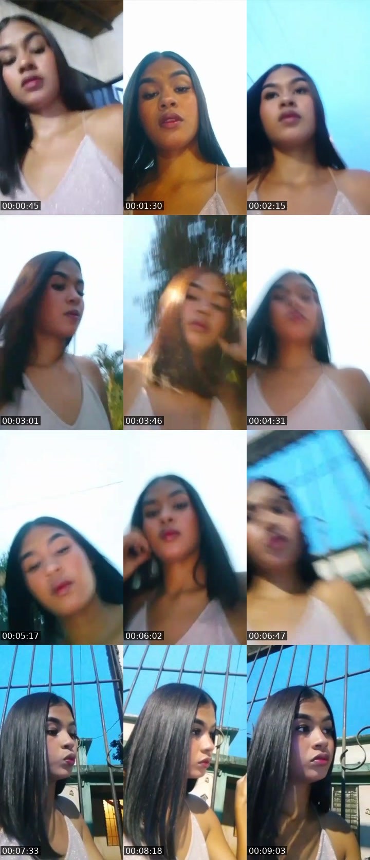 Contact-sheet preview of ☁️Yoha🦉🥑's Liveme recording