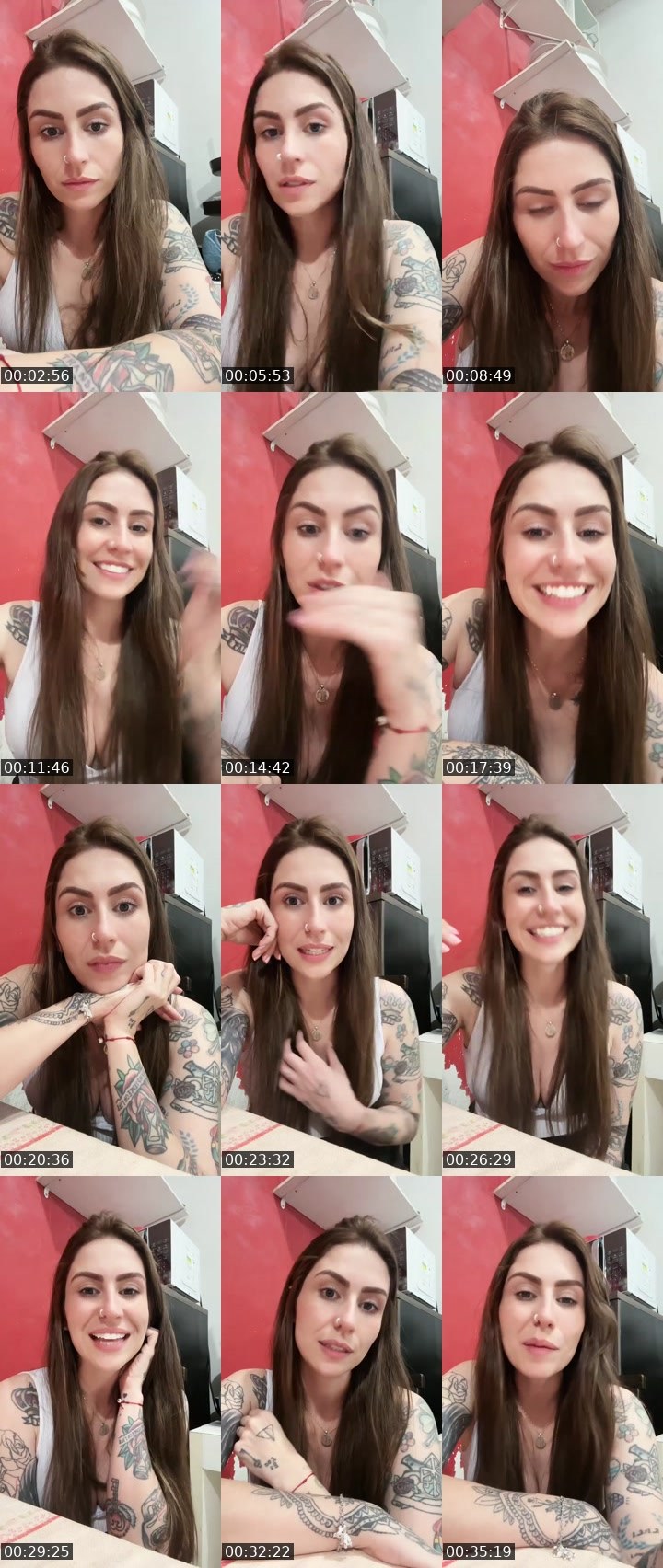 Contact-sheet preview of Mandis ✨🍀's Liveme recording