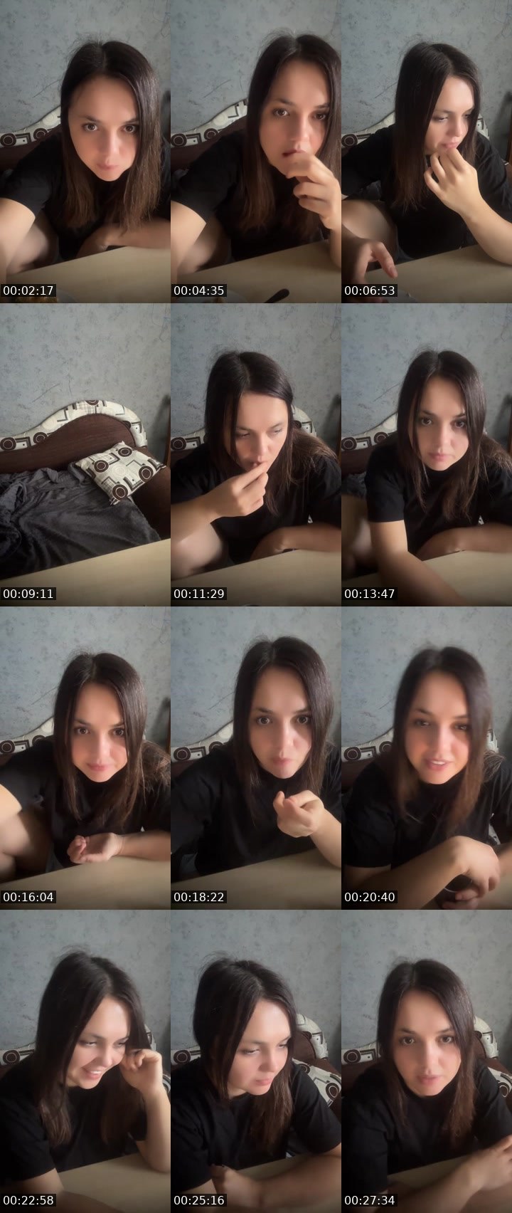 Contact-sheet preview of Nastya KH 😇's Liveme recording