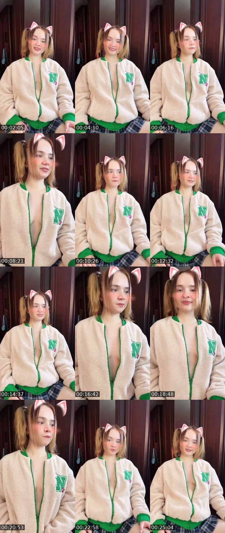 Contact-sheet preview of Tanya Oink-Oink's Liveme recording