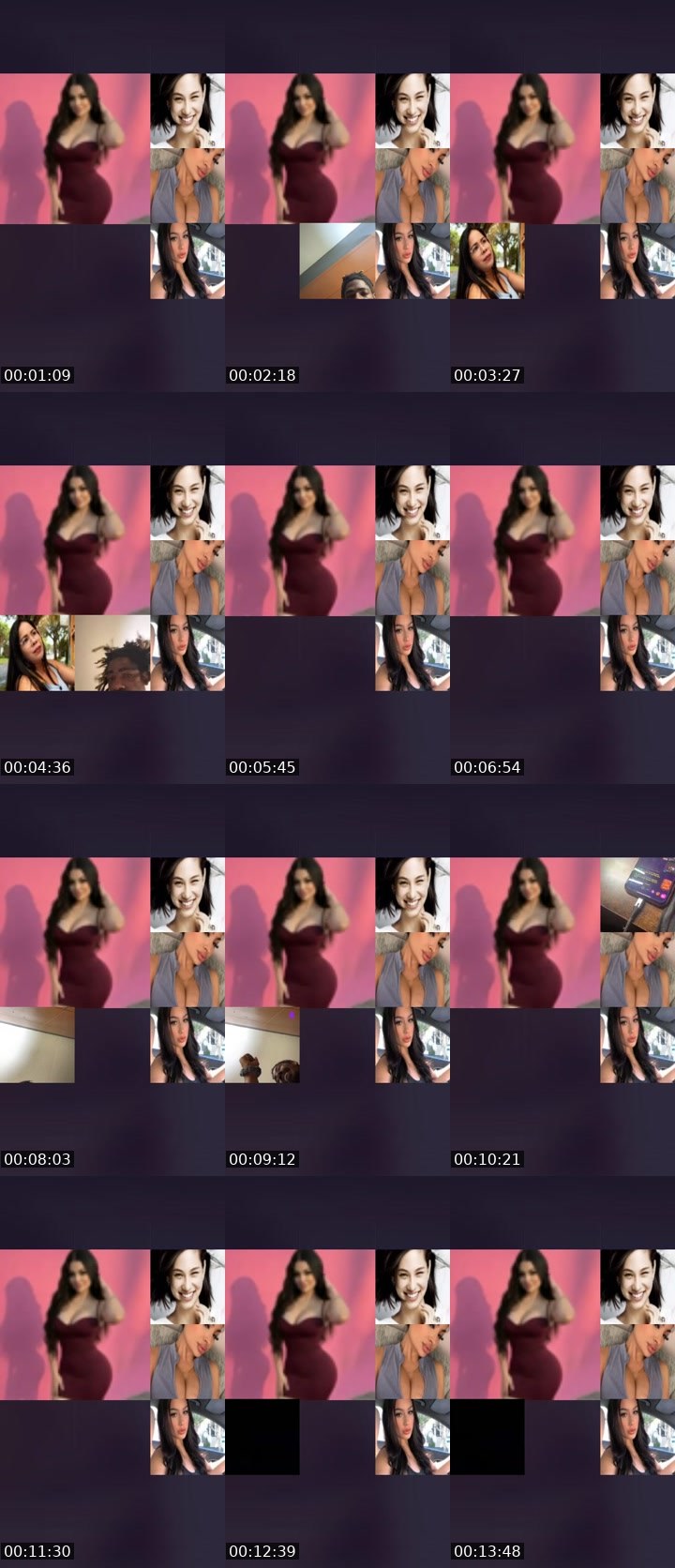 Contact-sheet preview of 🧿BlessSeii💕's Liveme recording
