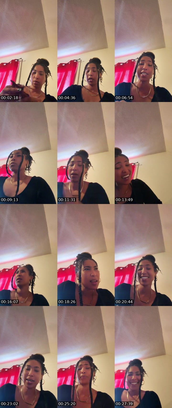 Contact-sheet preview of 🫀𝓢𝑨𝓟𝑰𝓞𝔾𝕃𝕆𝕎's Liveme recording