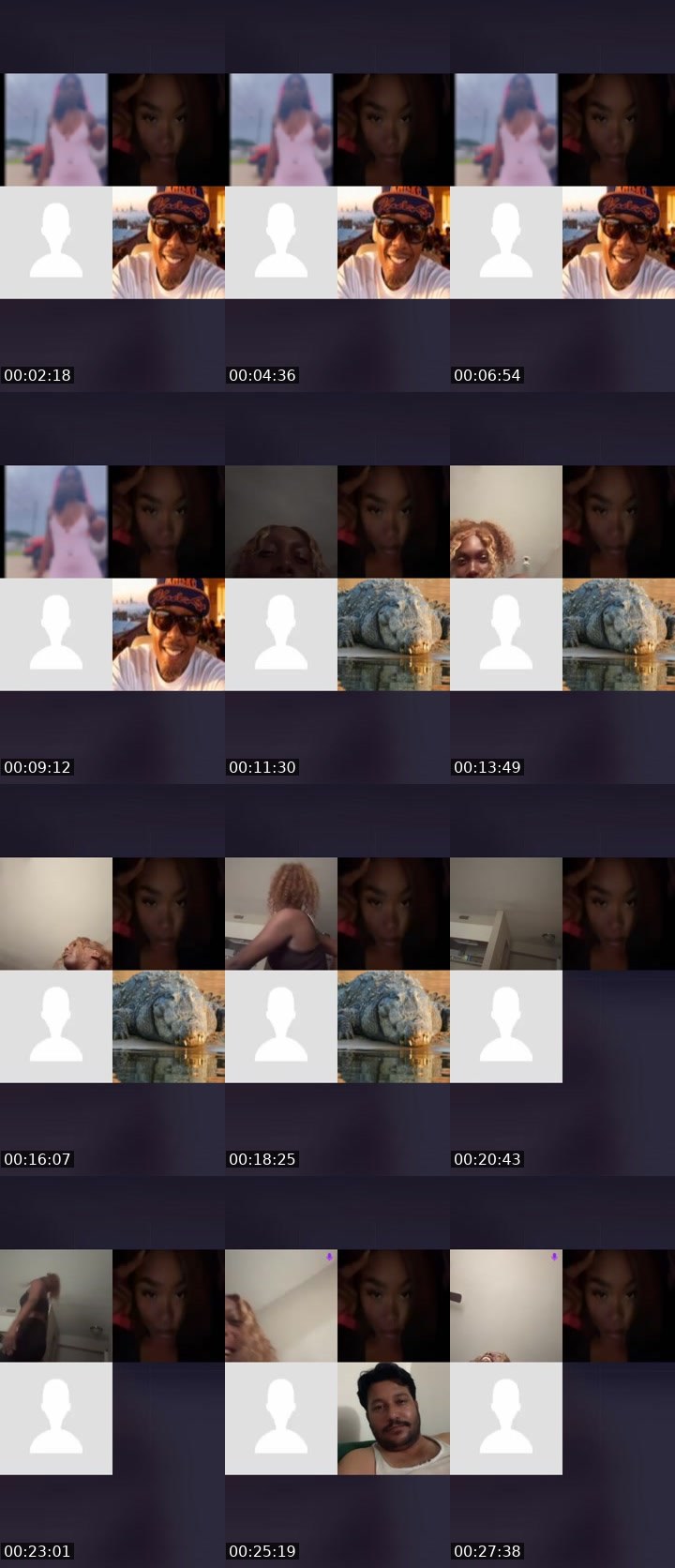 Contact-sheet preview of 𝓚.𝓚𝓔𝓔𝓓𝓓𝓨𝓨⚜️'s Liveme recording