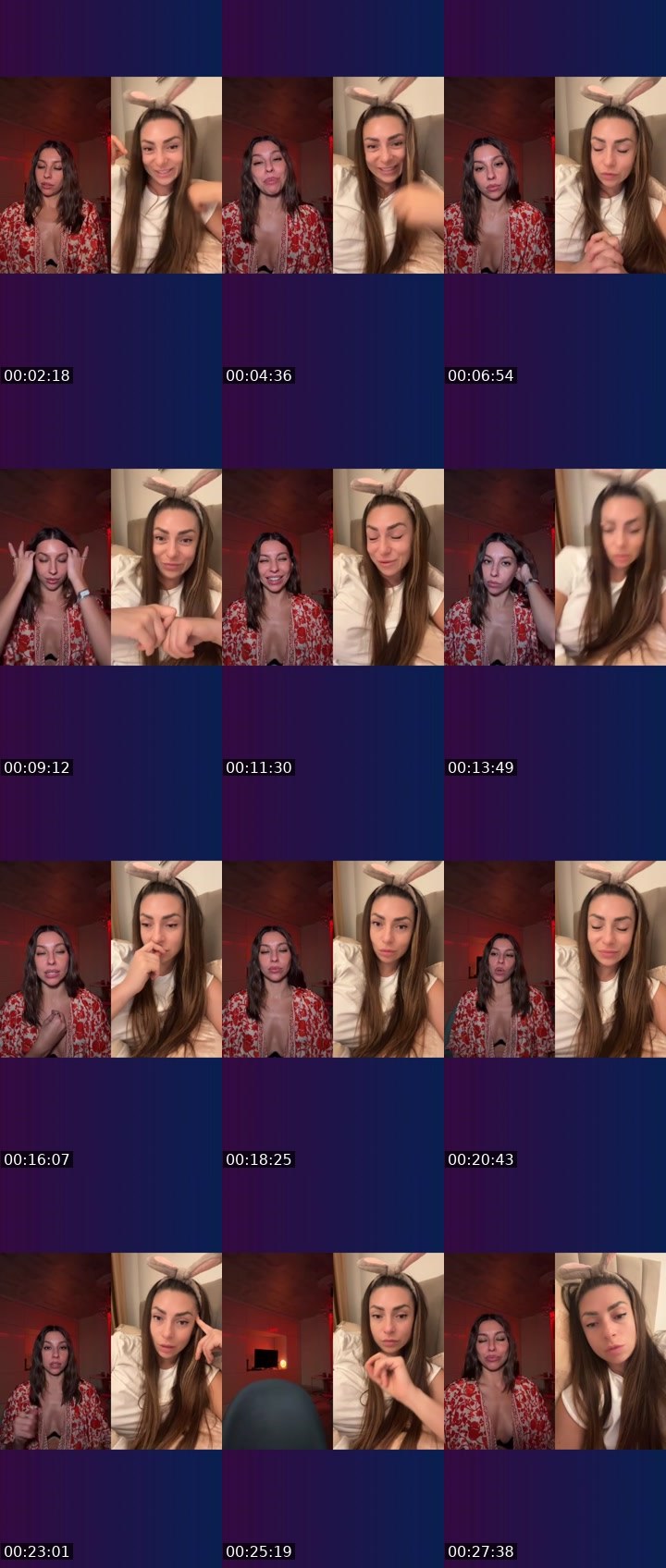Contact-sheet preview of ℄ Jane🤯 Psycho's Liveme recording