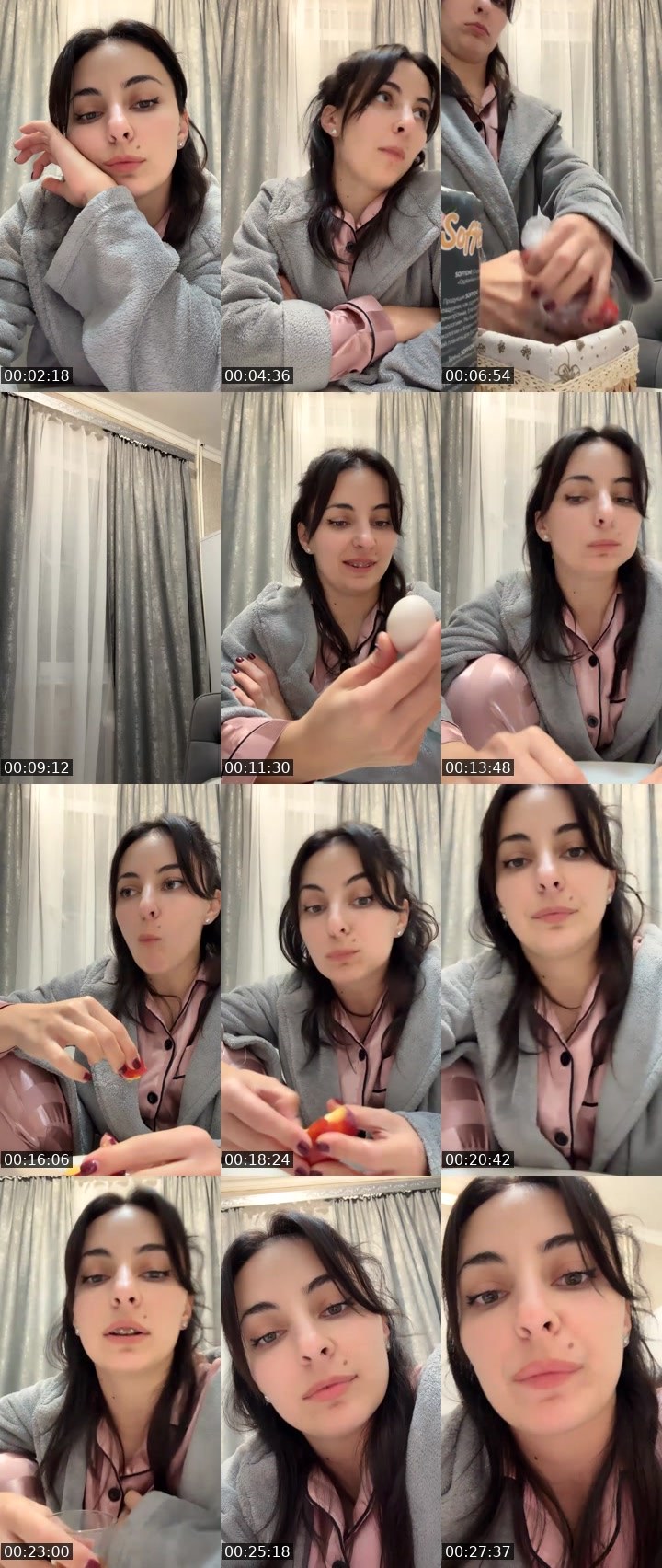 Contact-sheet preview of Zaika🌺's Liveme recording