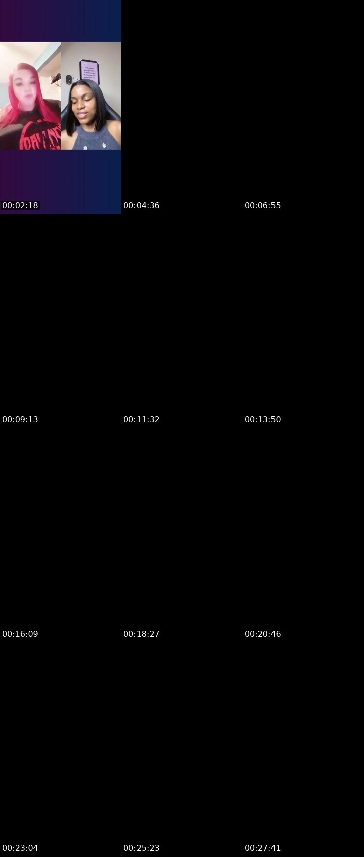 Contact-sheet preview of 🌐IamRushyiZM🌐's Liveme recording