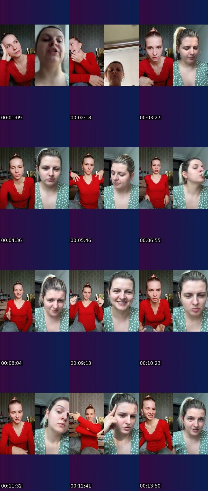 Contact-sheet preview of 🎀 Senorita 🎀's Liveme recording