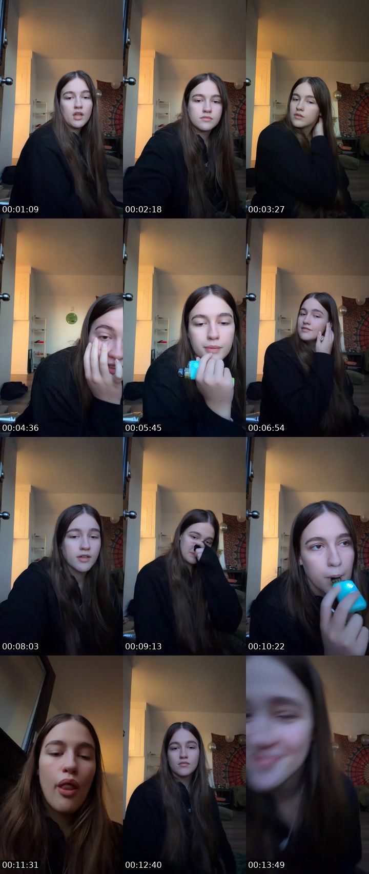 Contact-sheet preview of Livielouuuu's Liveme recording