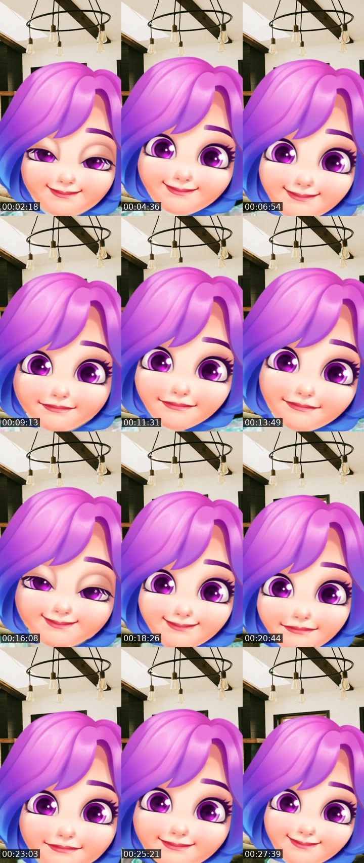 Contact-sheet preview of 🐺Nancy 💞's Liveme recording